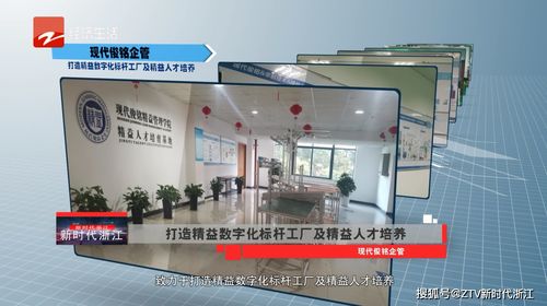 浙江经视 新时代浙江 栏目 宁波现代俊铭企管 打造精益数字化标杆工厂